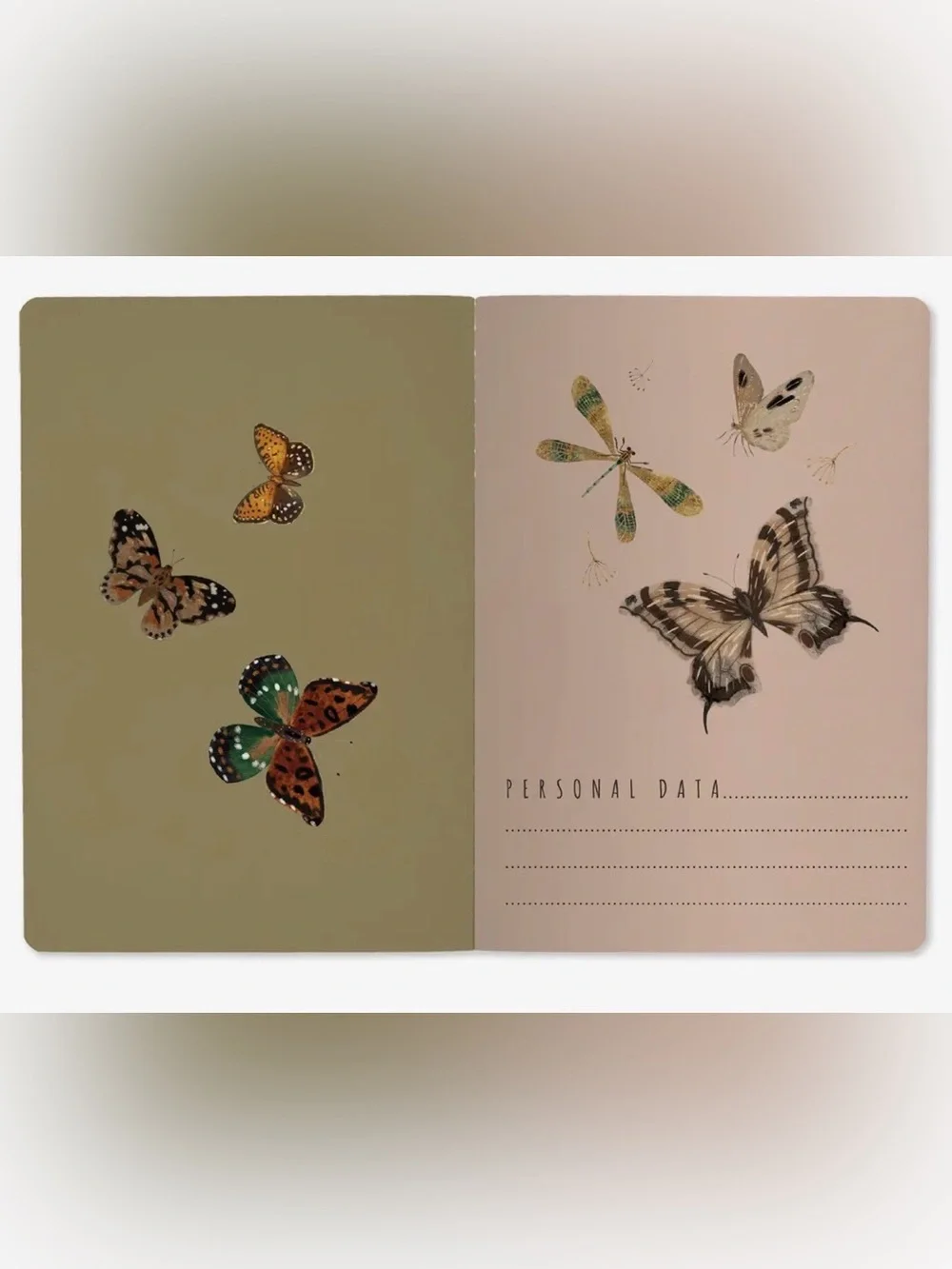 Bruno Visconti Soft Touch Butterflies and Berries Notebook Journal A5 NEW